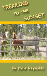 trekking to the sunset - book cover